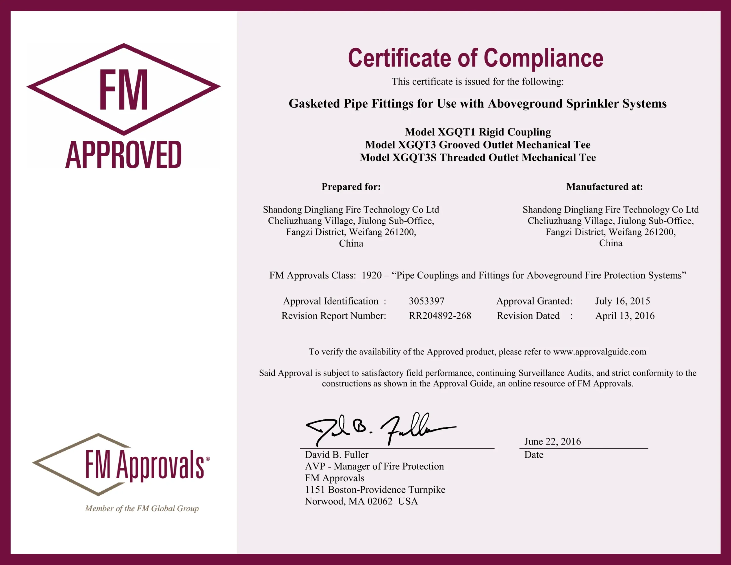 FM Cert-3