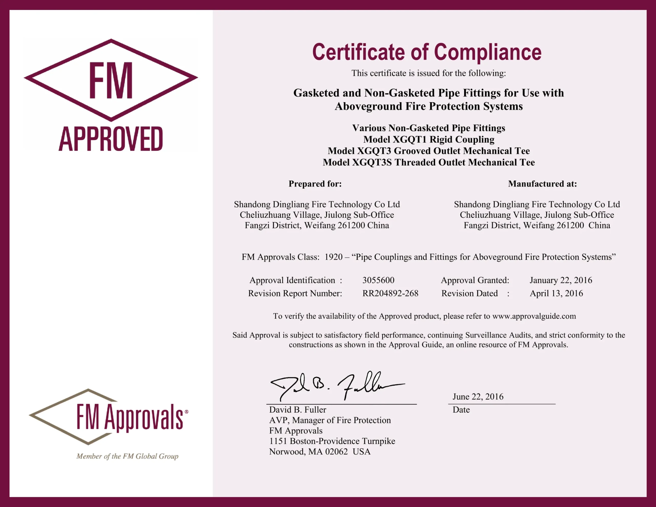 FM Cert-4